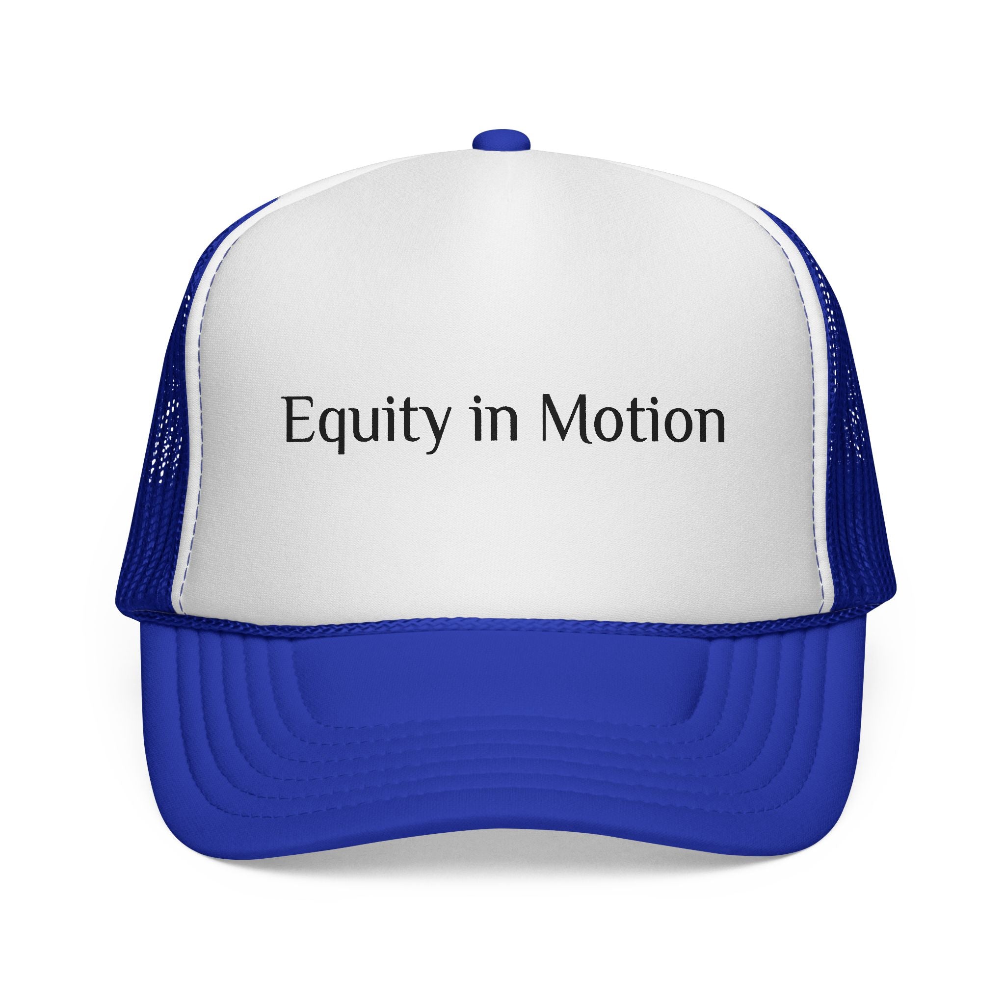 Equity in Motion Trucker Hat — Message Cap for Activism & Social Justice