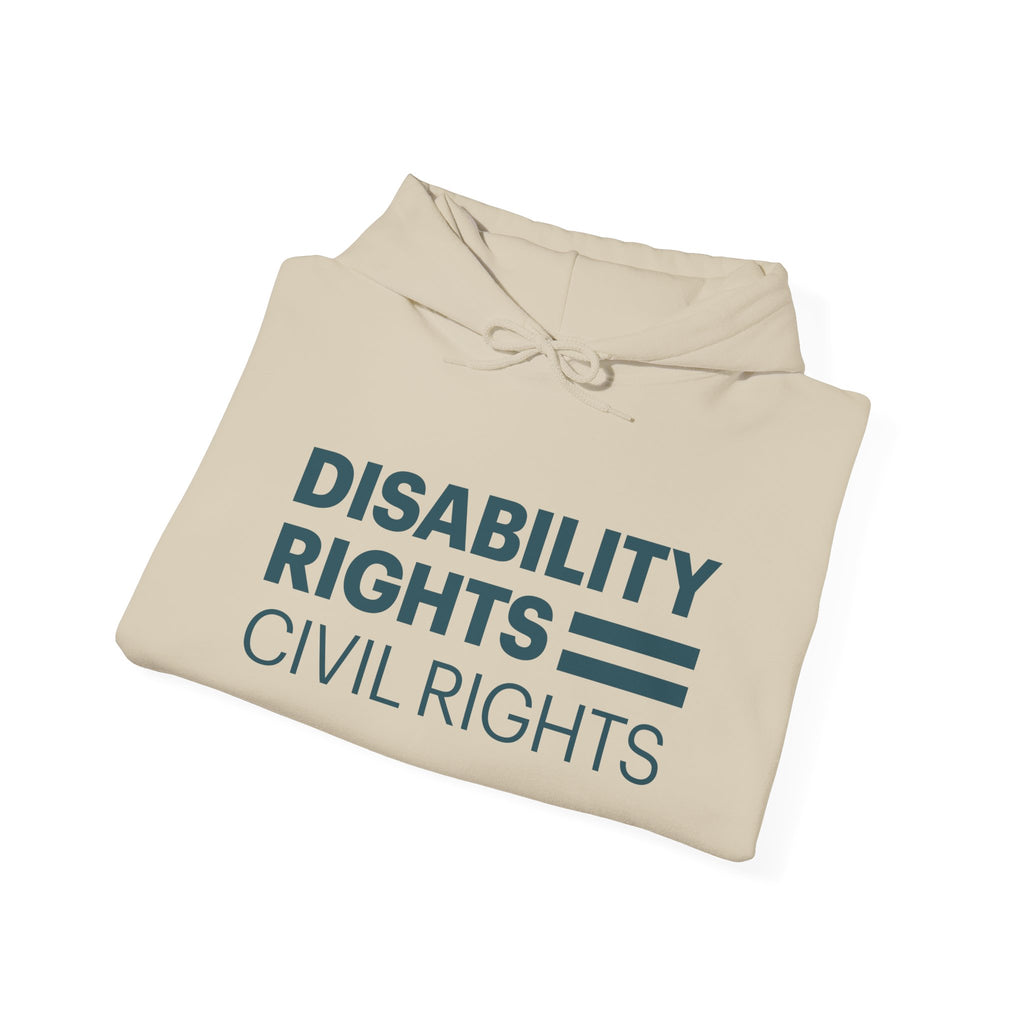 'Disability Rights are equal to Civil Rights' Advocacy Hoodie