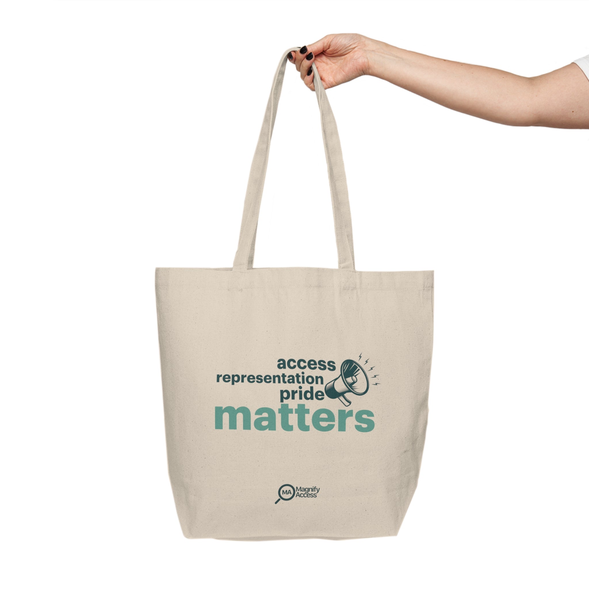 Access Representation Pride Matters Canvas Tote Bag
