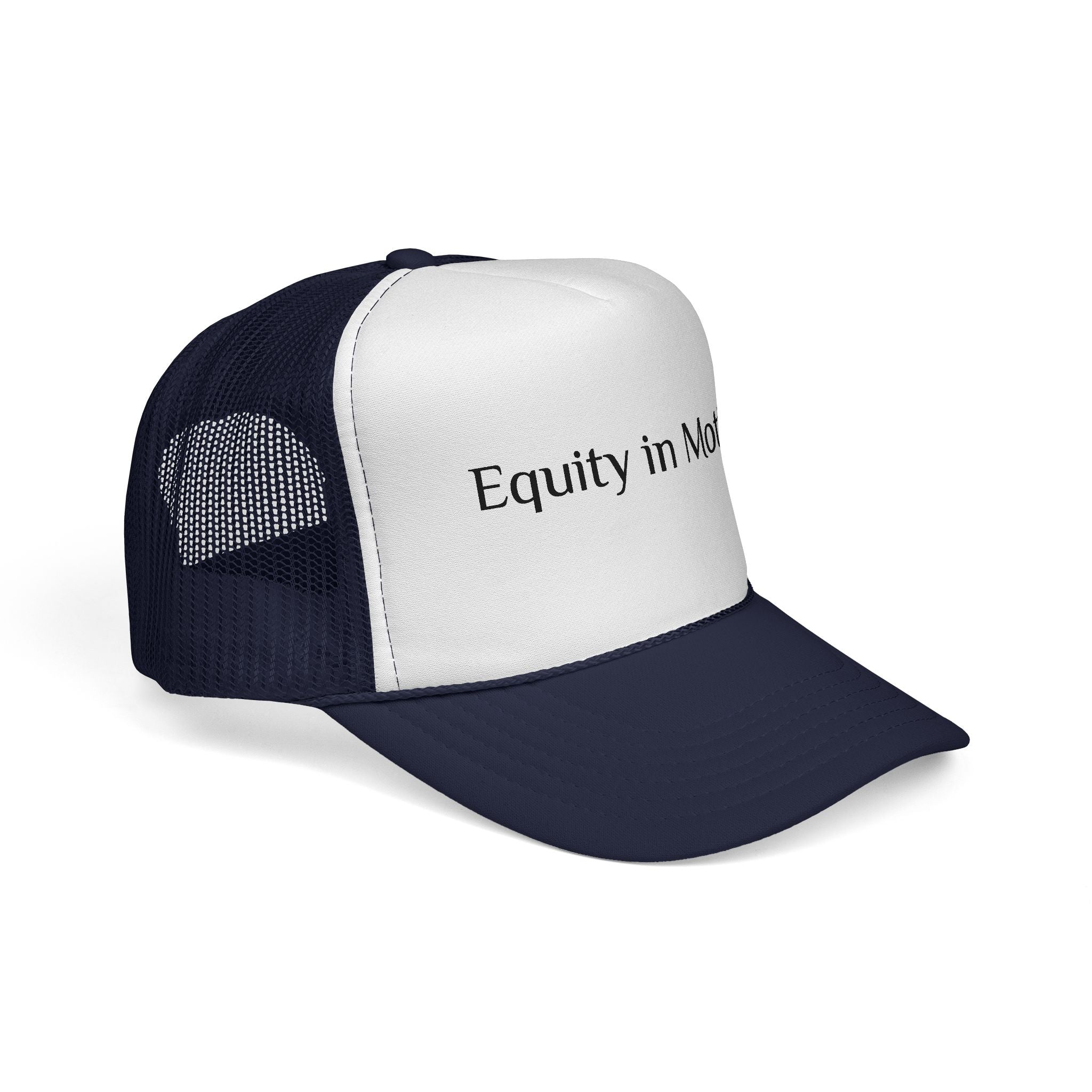 Equity in Motion Trucker Hat — Message Cap for Activism & Social Justice
