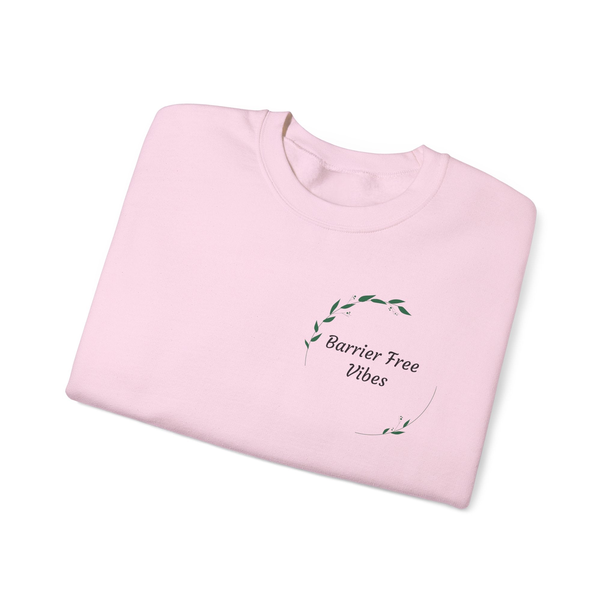 Barrier Tree Wellness Crewneck Sweatshirt — Minimal Botanical Logo Pullover