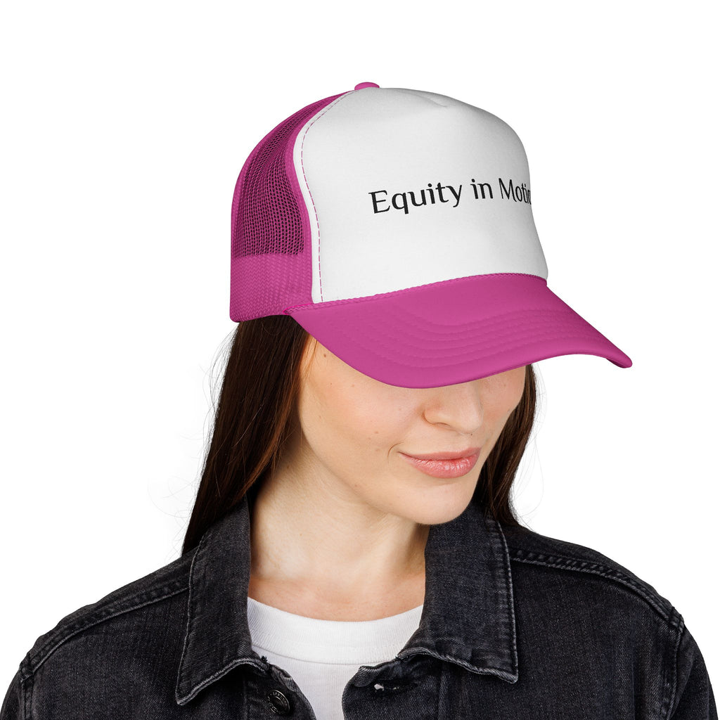 Equity in Motion Trucker Hat — Message Cap for Activism & Social Justice