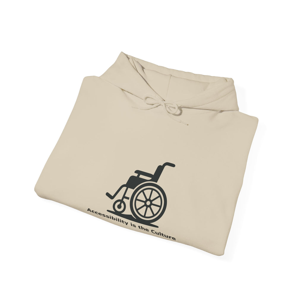 Accessibility Is the Culture Hoodie — Wheelchair Pride Disability Awareness Sweatshirt