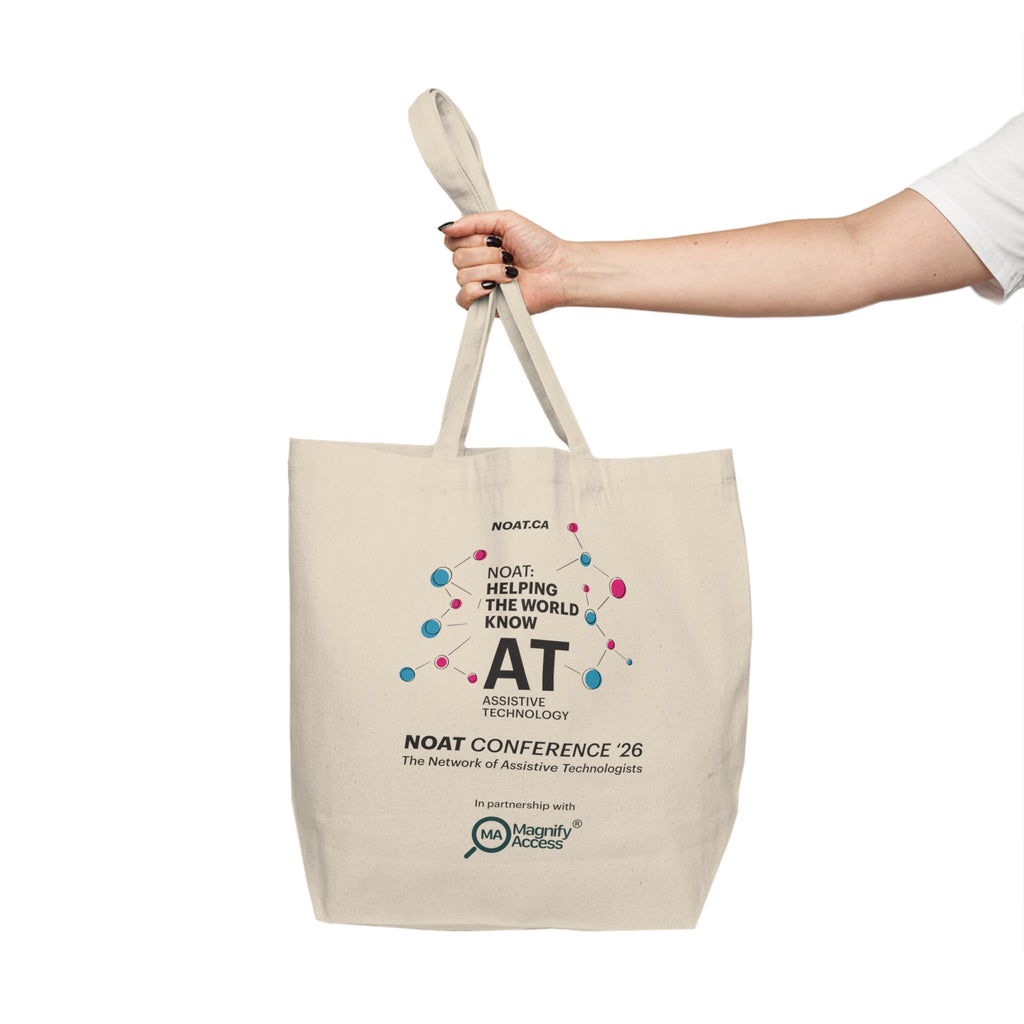 NOAT Conference '26 Assistive Technology Conference Canvas Tote Bag