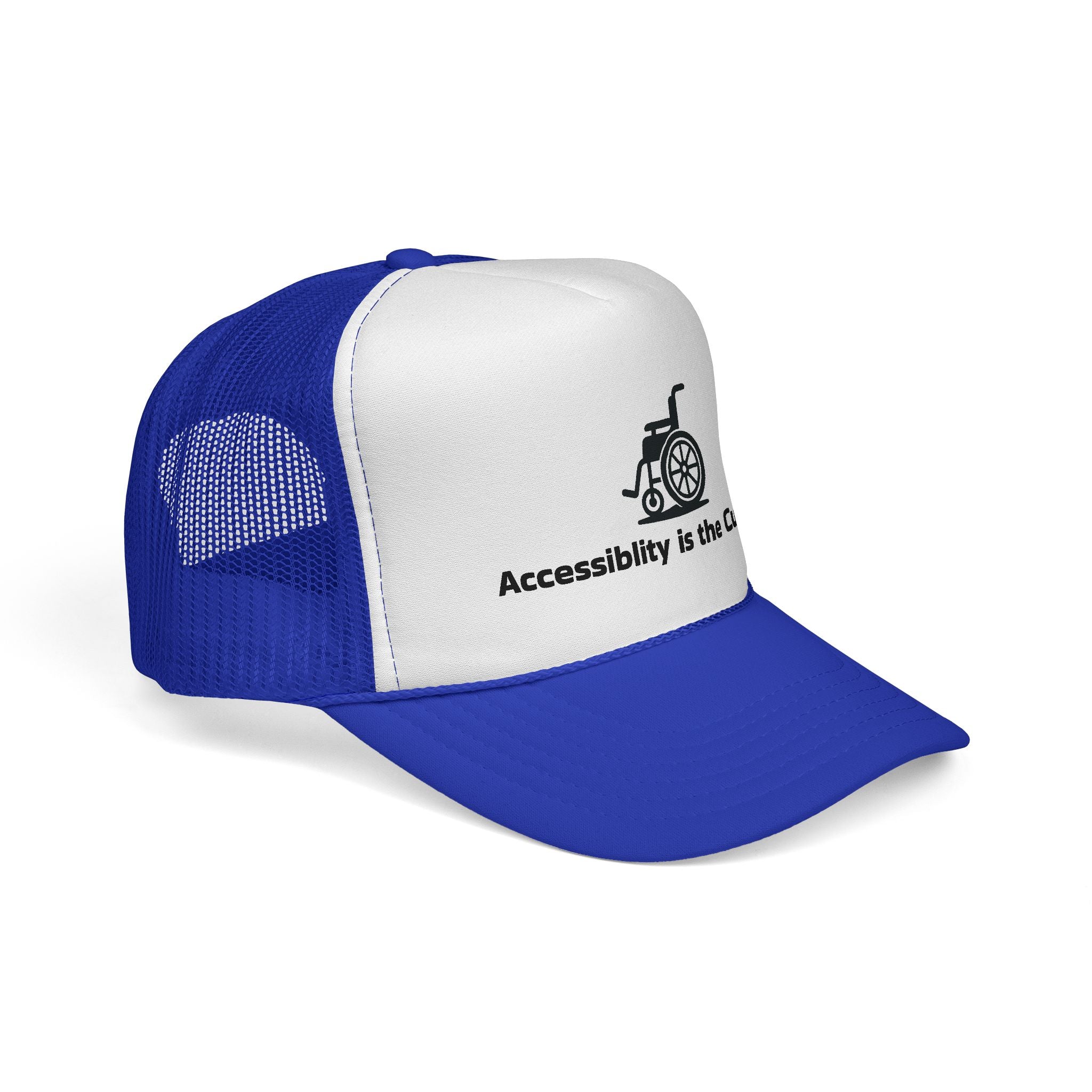Accessibility Is the Culture Trucker Cap — Wheelchair Pride Mesh Hat