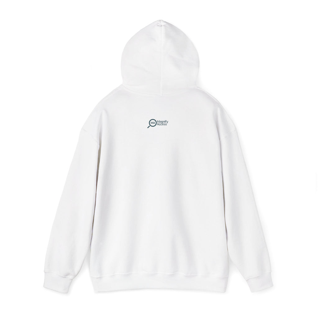 No Barriers. No Limits. Hoodie - Motivational Minimalist White Pullover