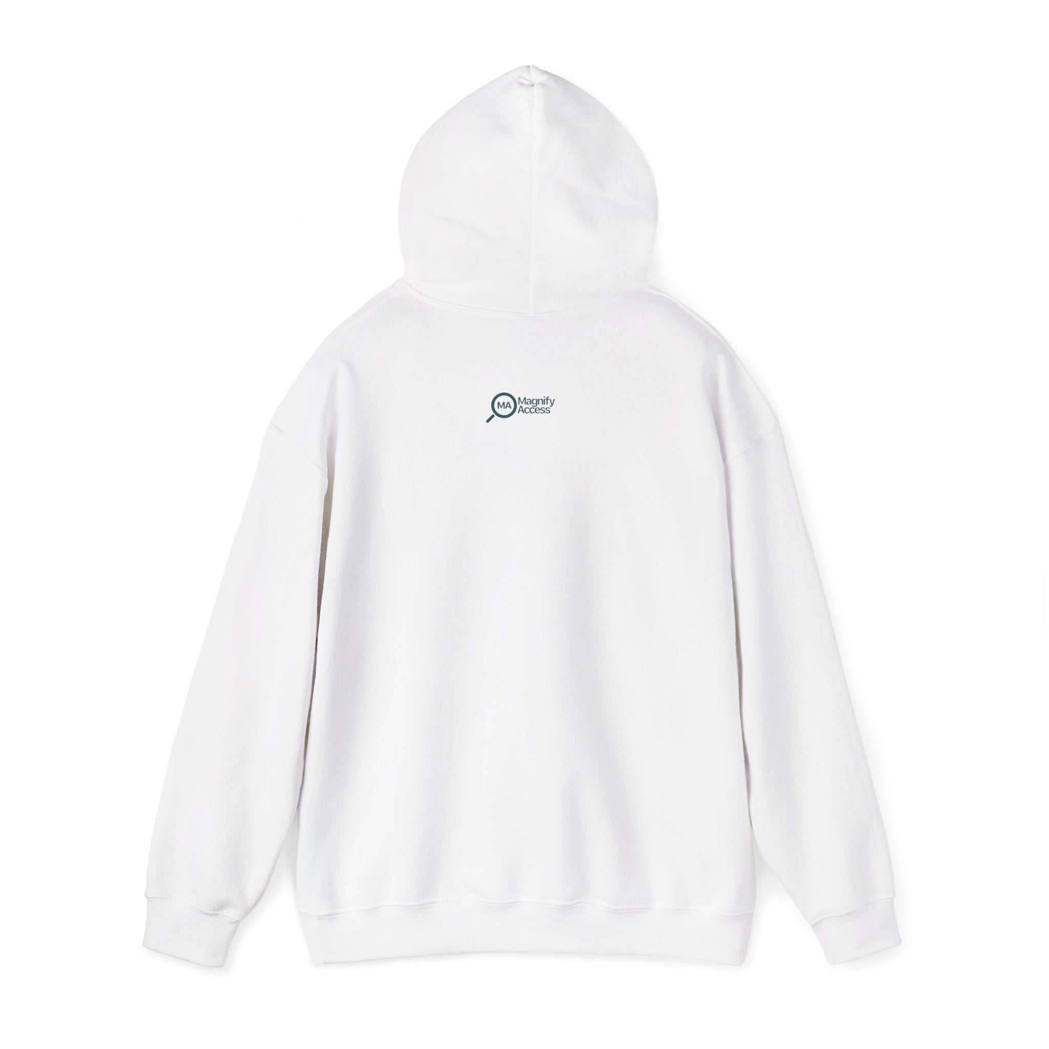 No Barriers. No Limits. Hoodie - Motivational Minimalist White Pullover