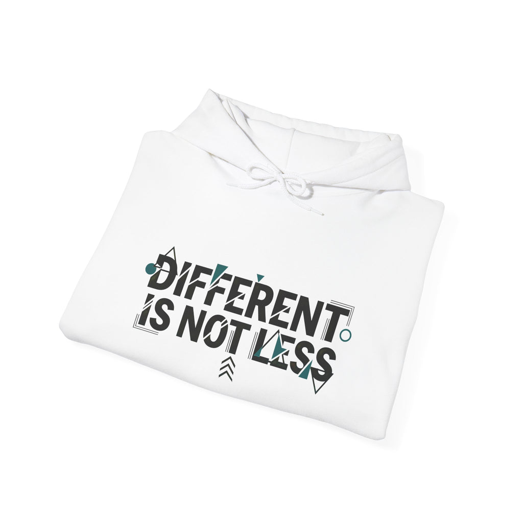 Different Is Not Less Hoodie, Inspirational Disability Awareness Pullover