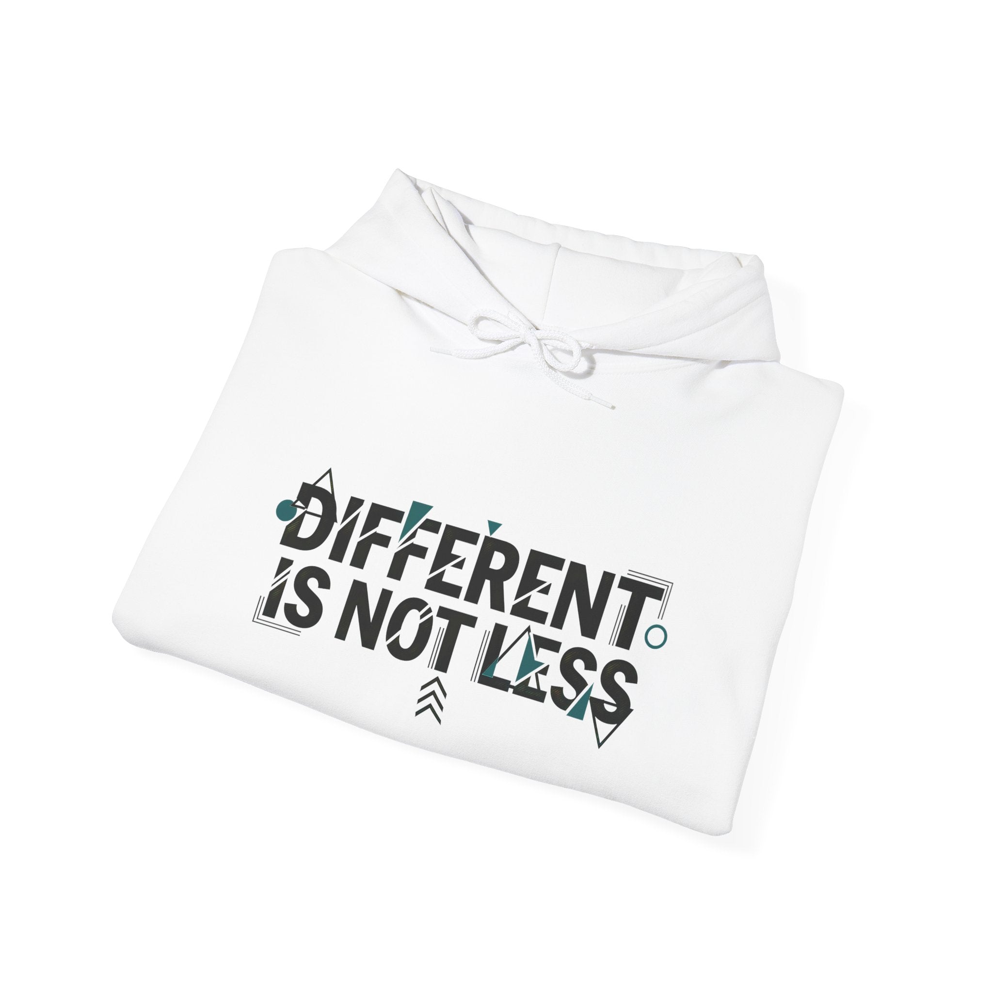 Different Is Not Less Hoodie, Inspirational Disability Awareness Pullover