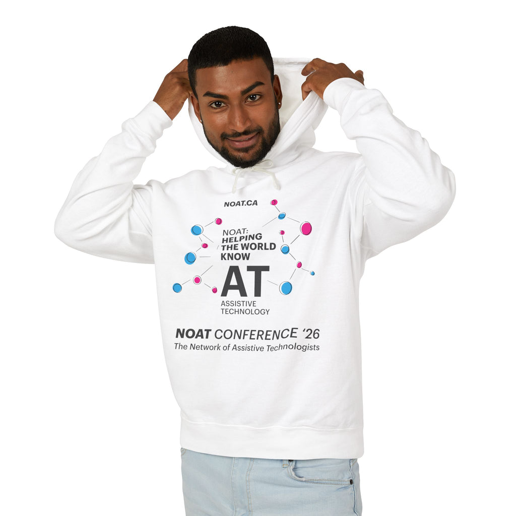 NOAT Conference '26 Hoodie — Network of Assistive Technologists Logo Sweatshirt