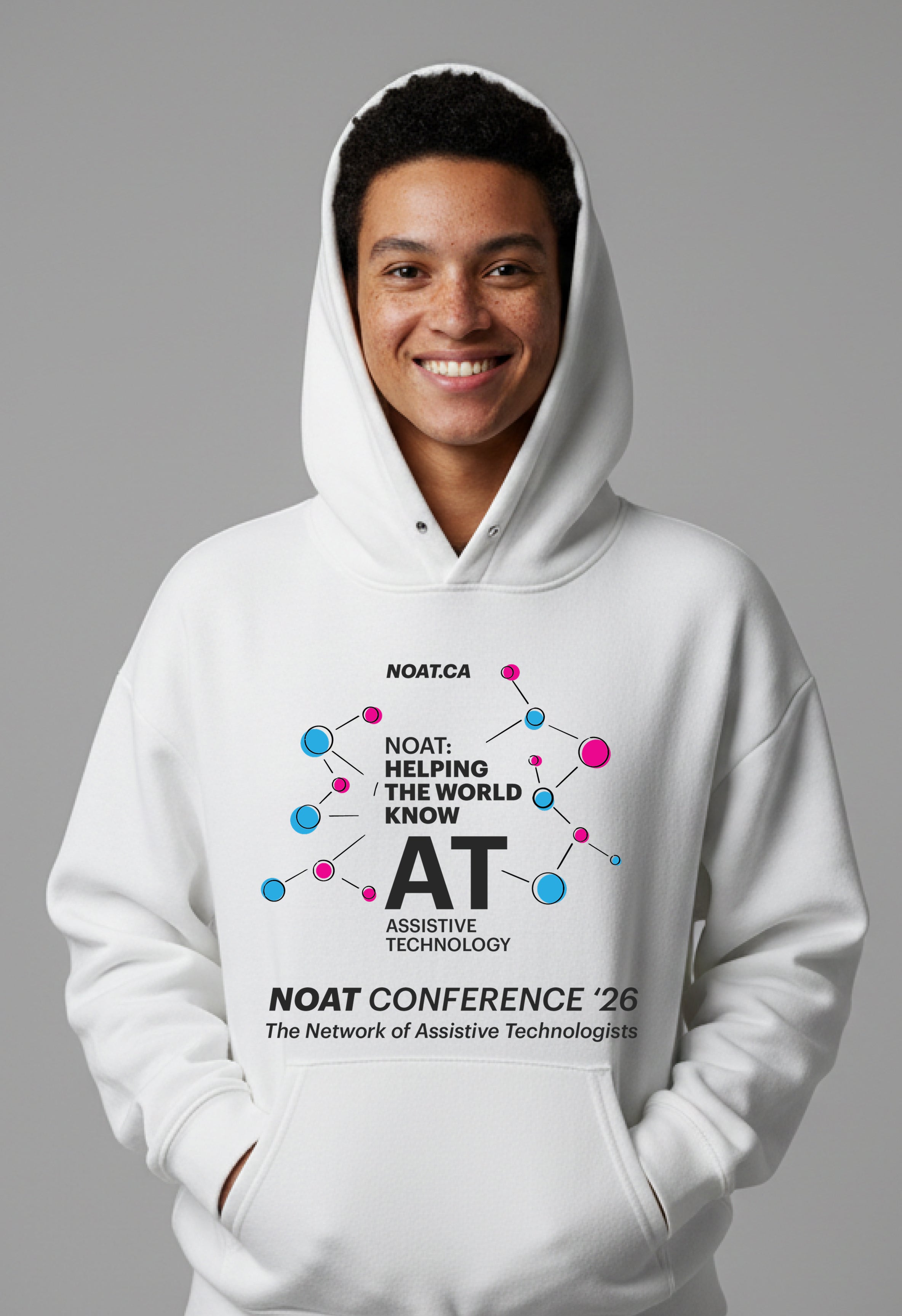 NOAT Conference '26 Hoodie — Network of Assistive Technologists Logo Sweatshirt