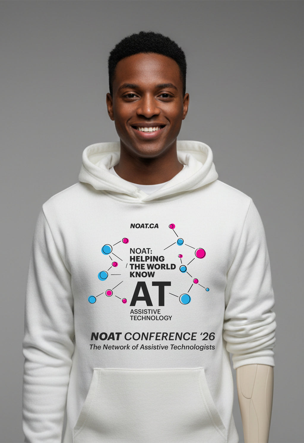 NOAT Conference '26 Hoodie — Network of Assistive Technologists Logo Sweatshirt