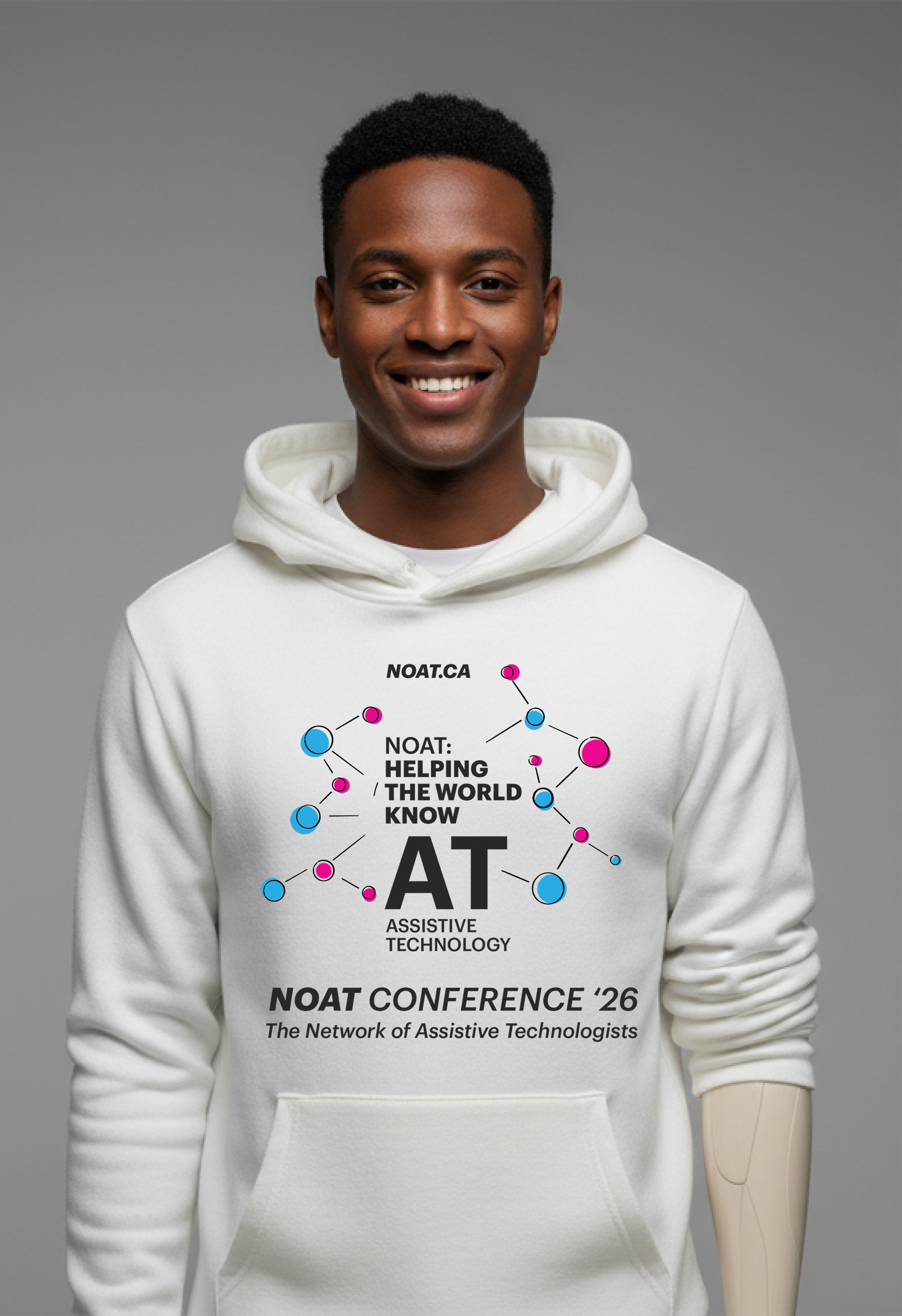 NOAT Conference '26 Hoodie — Network of Assistive Technologists Logo Sweatshirt