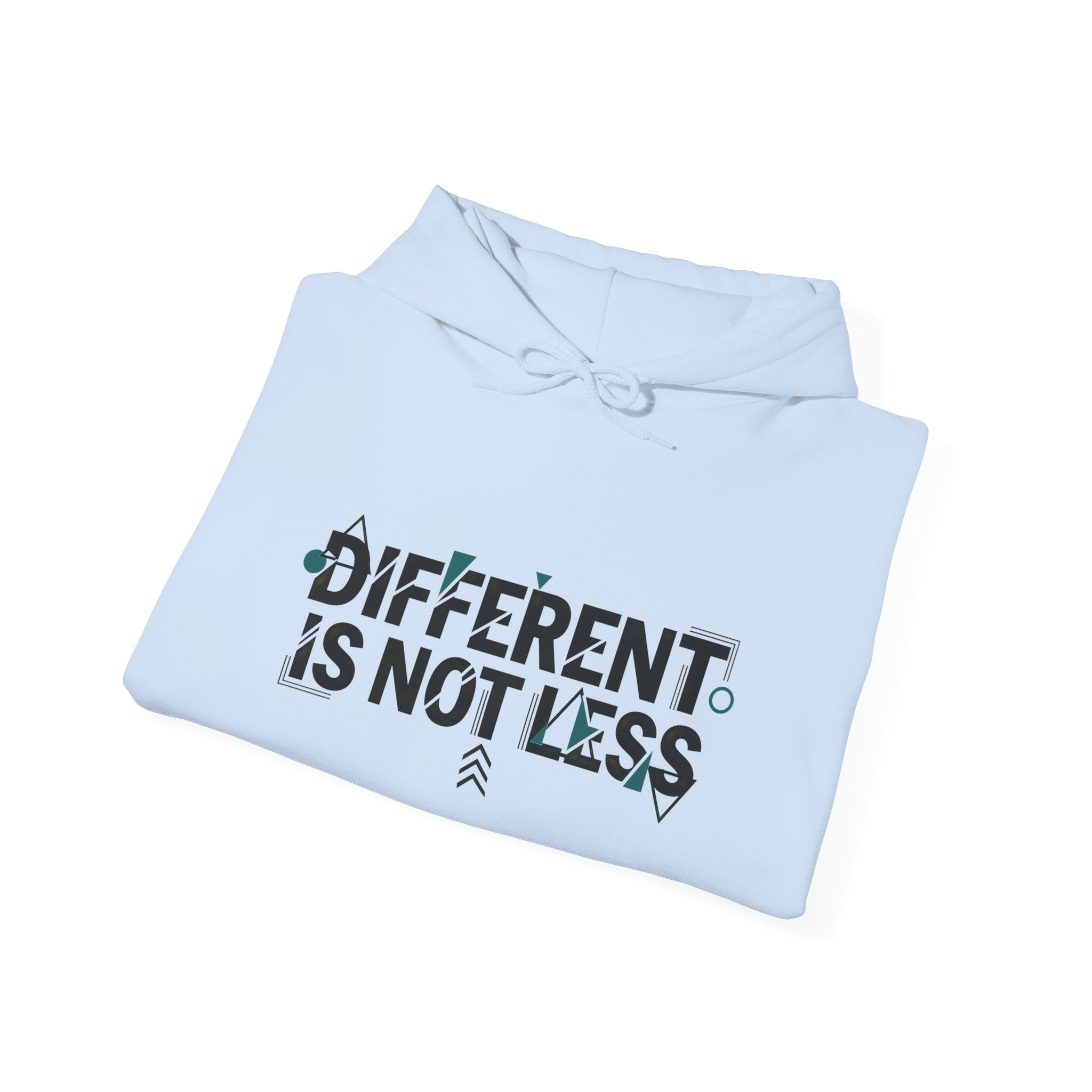 Different Is Not Less Hoodie, Inspirational Disability Awareness Pullover