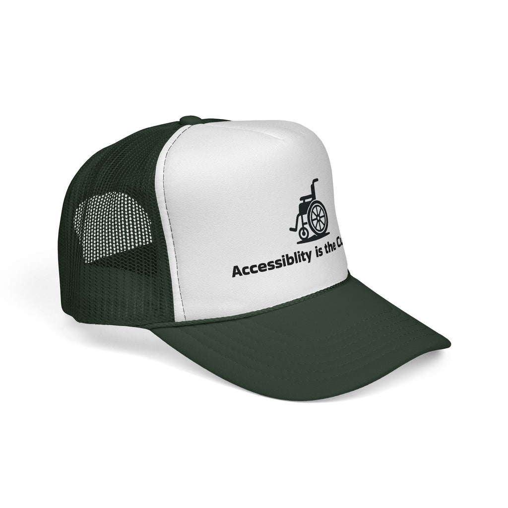 Accessibility Is the Culture Trucker Cap — Wheelchair Pride Mesh Hat