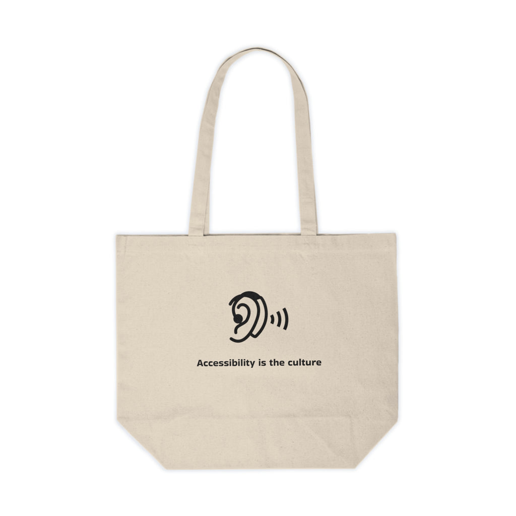 Accessibility Is the Culture Canvas Tote — Inclusive Advocacy Eco Tote
