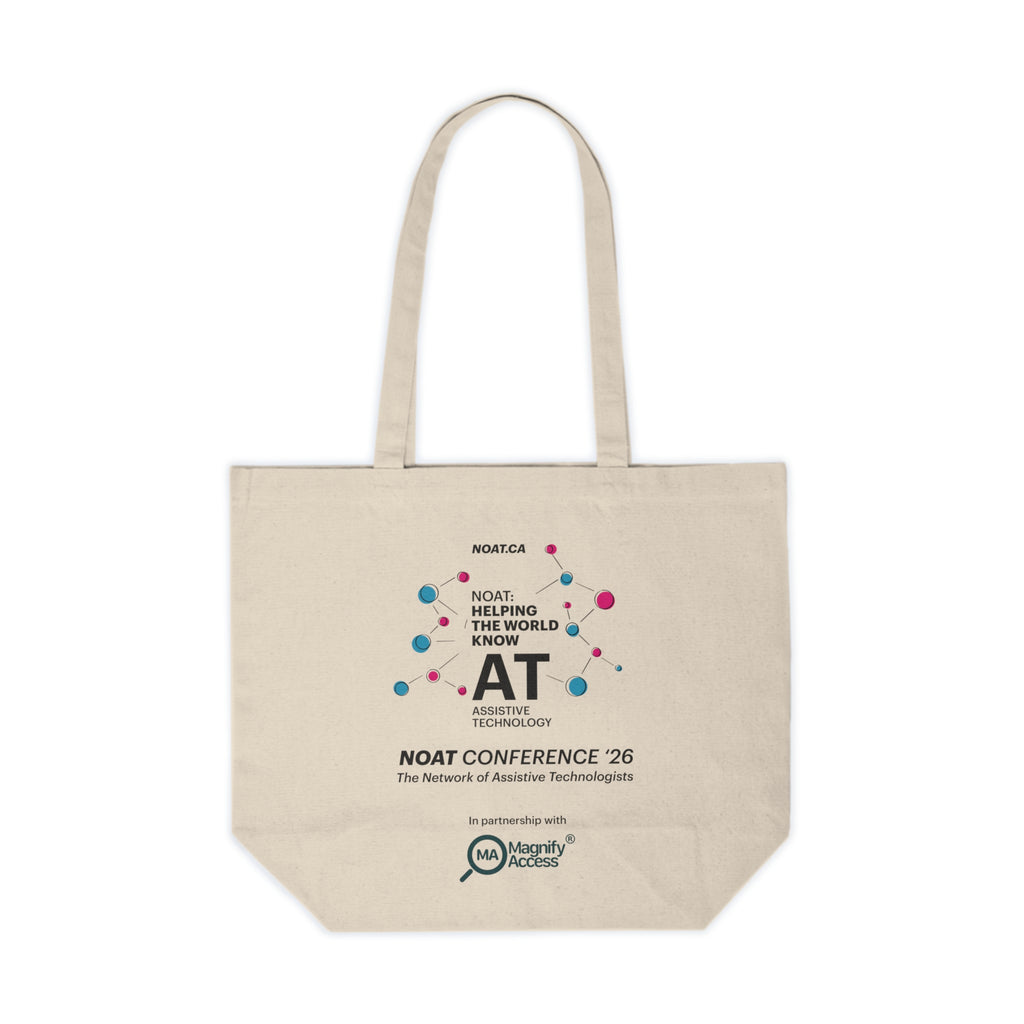 NOAT Conference '26 Assistive Technology Conference Canvas Tote Bag