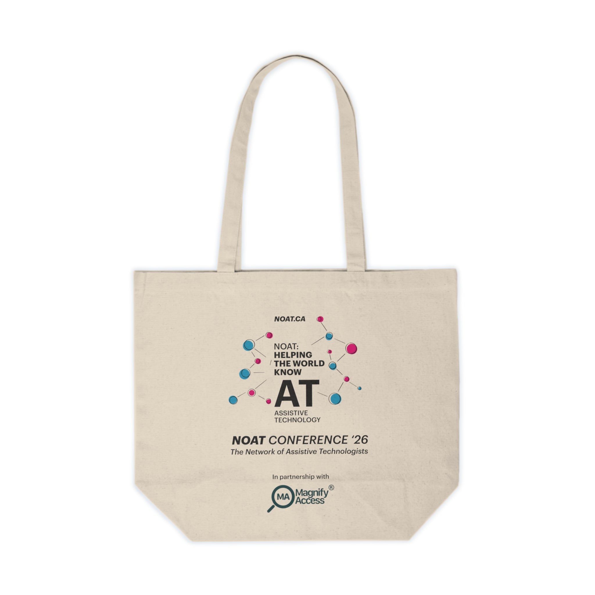 NOAT Conference '26 Assistive Technology Conference Canvas Tote Bag