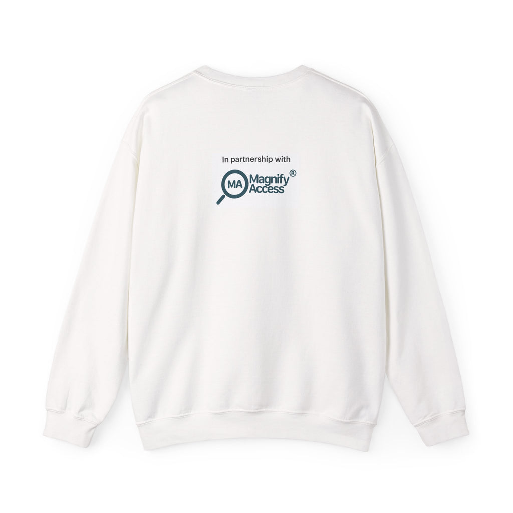 NOAT Conference '26 Assistive Technology Crewneck Sweatshirt  — "Helping the World Know AT"