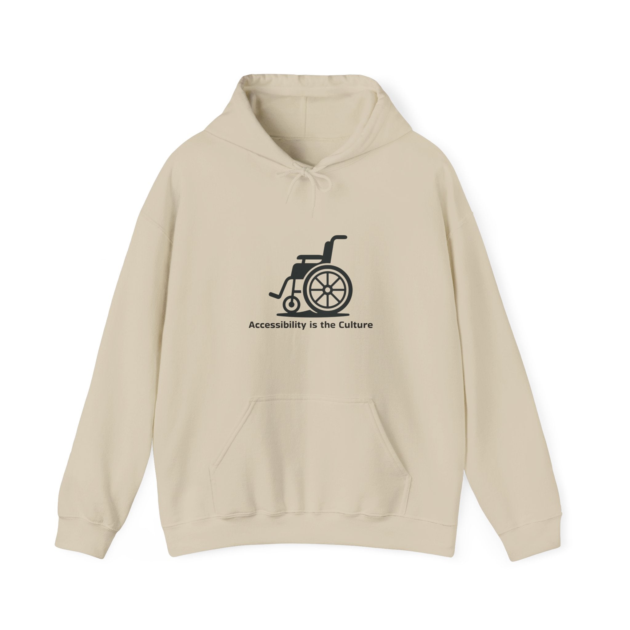 Accessibility Is the Culture Hoodie — Wheelchair Pride Disability Awareness Sweatshirt