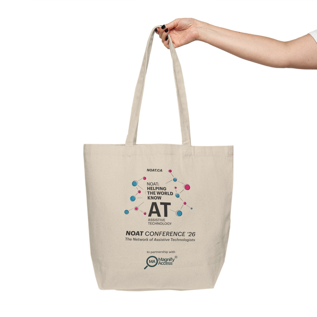 NOAT Conference '26 Assistive Technology Conference Canvas Tote Bag