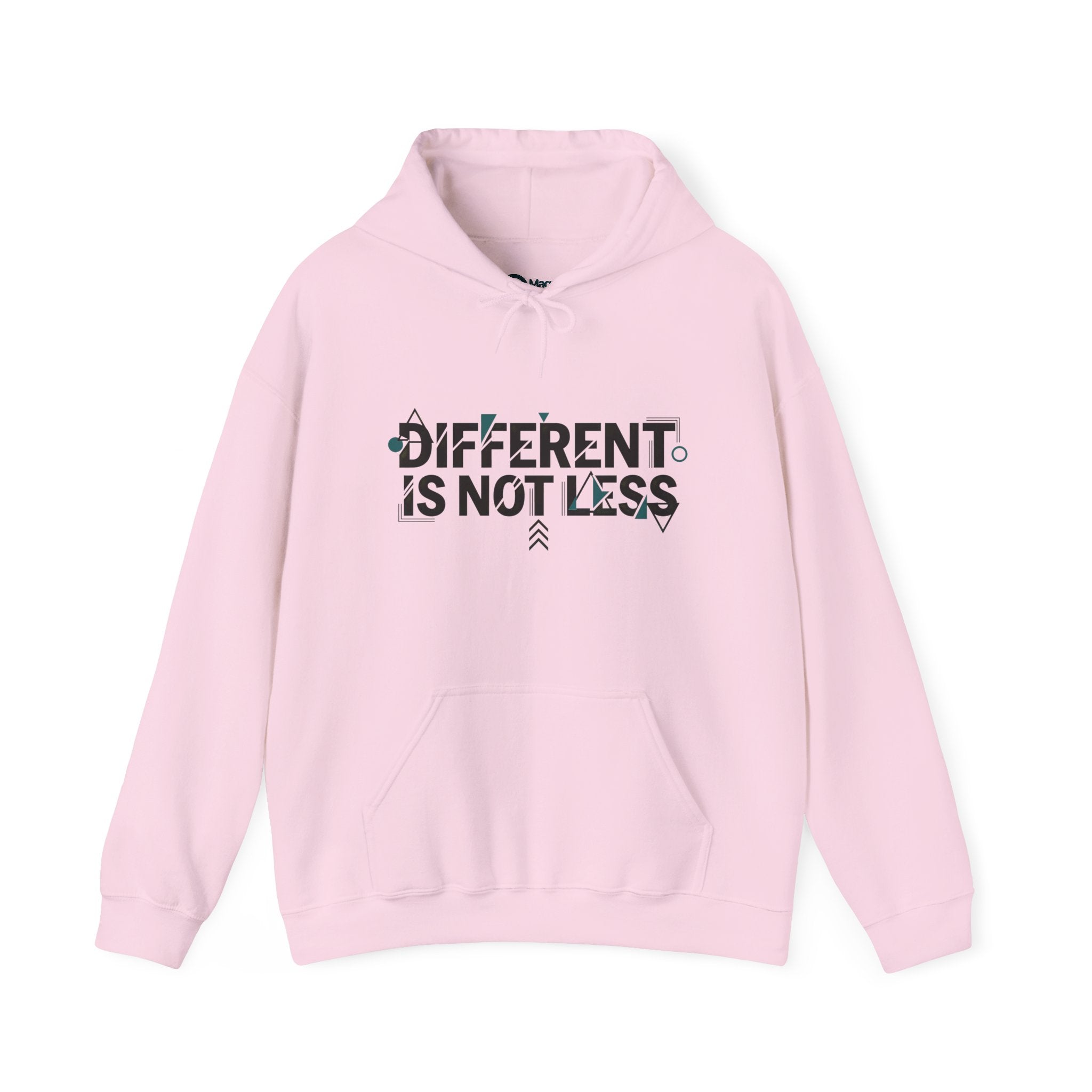 Different Is Not Less Hoodie, Inspirational Disability Awareness Pullover