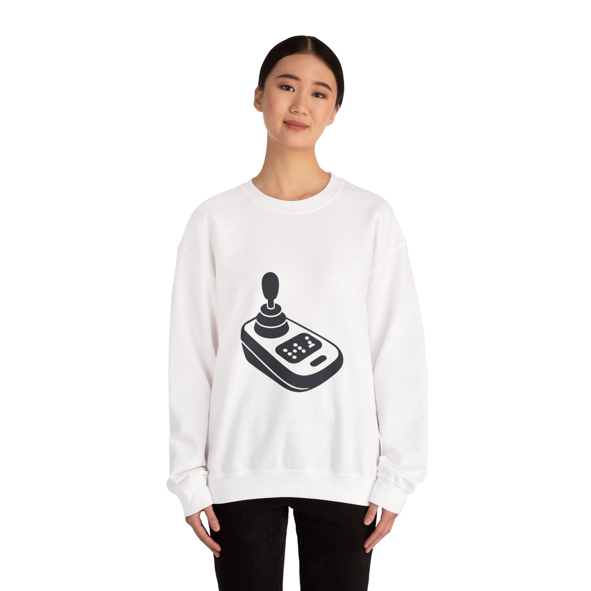 Wheelchair Joystick Crewneck Sweatshirt