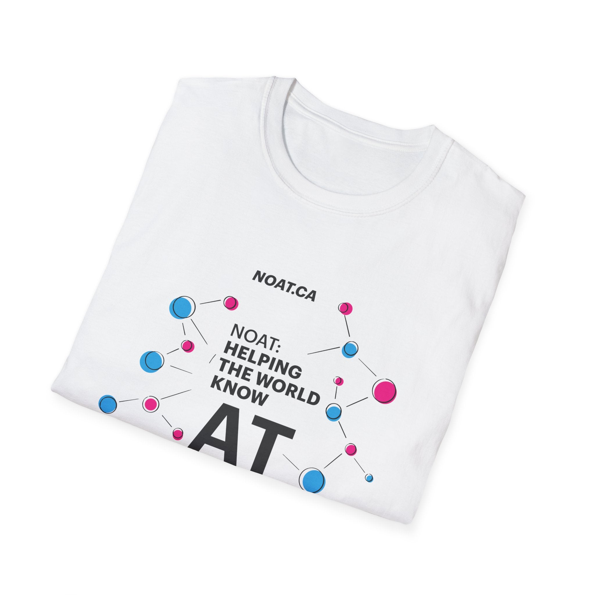 NOAT Conference '26 Assistive Technology T-Shirt — "Helping the World Know AT"