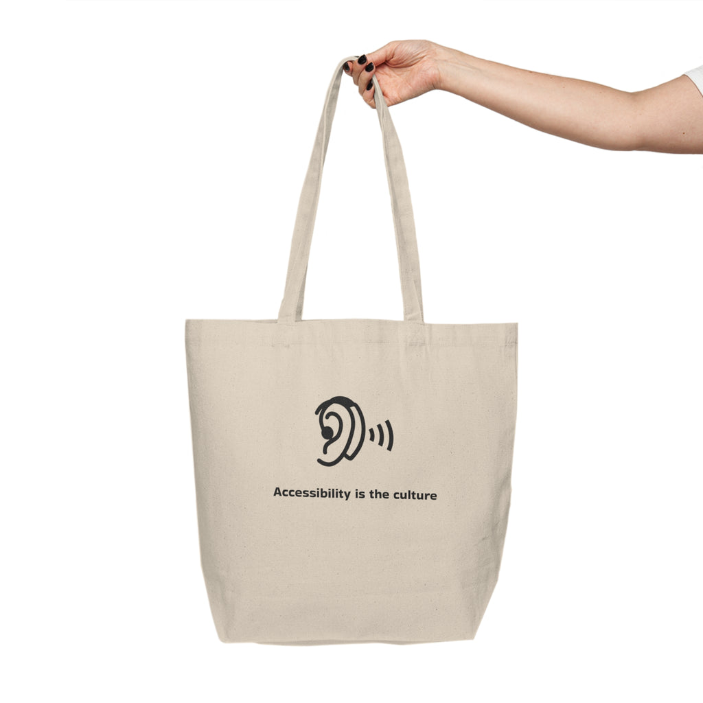 Accessibility Is the Culture Canvas Tote — Inclusive Advocacy Eco Tote