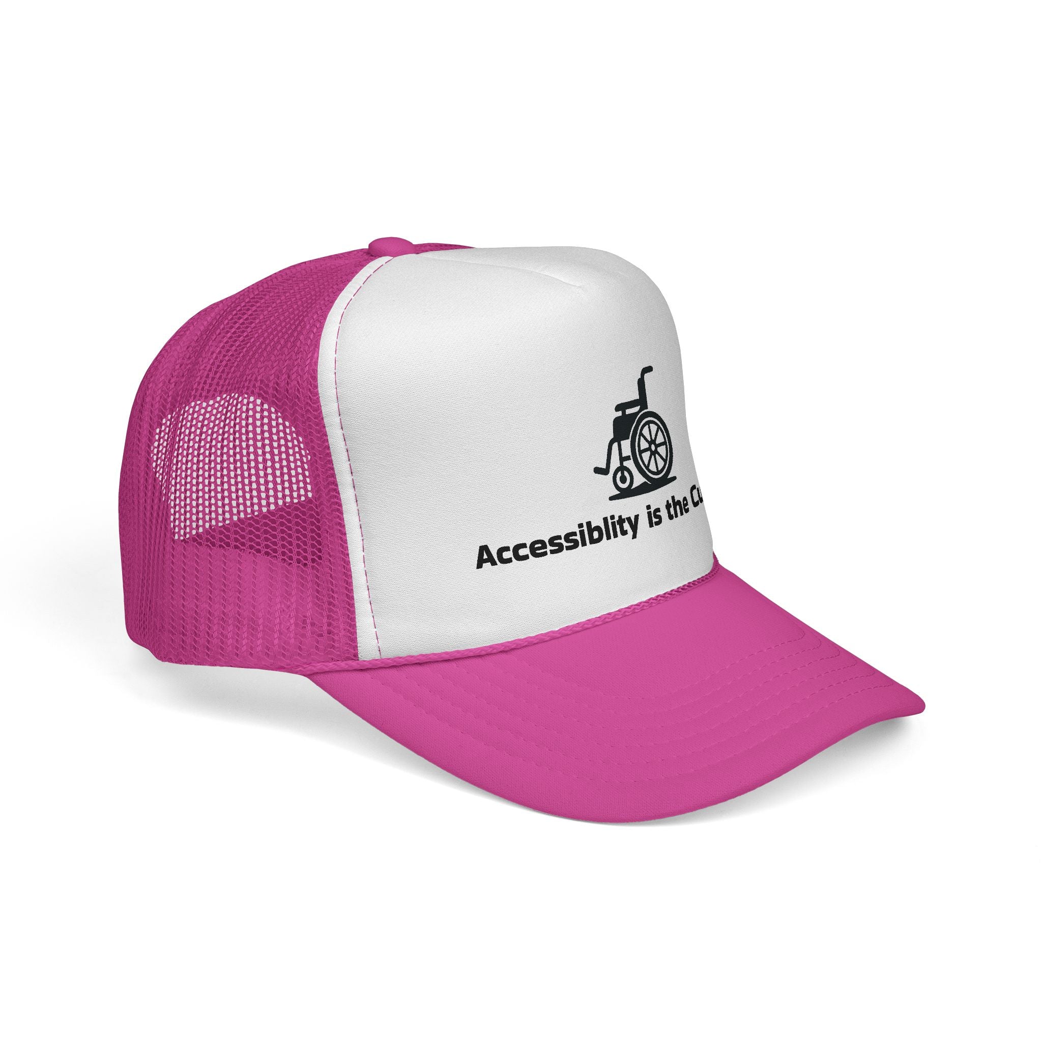 Accessibility Is the Culture Trucker Cap — Wheelchair Pride Mesh Hat
