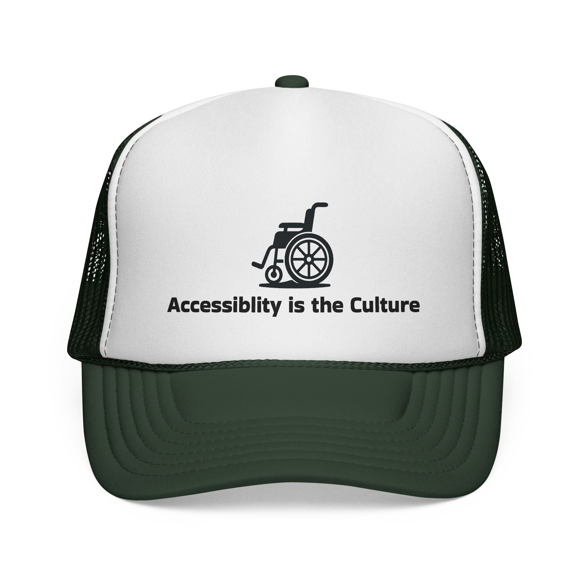 Accessibility Is the Culture Trucker Cap — Wheelchair Pride Mesh Hat
