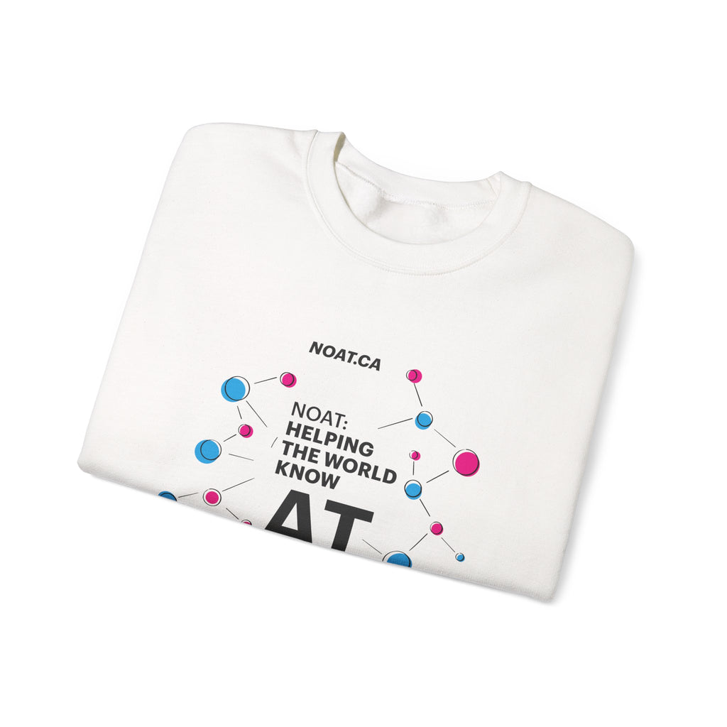 NOAT Conference '26 Assistive Technology Crewneck Sweatshirt  — "Helping the World Know AT"