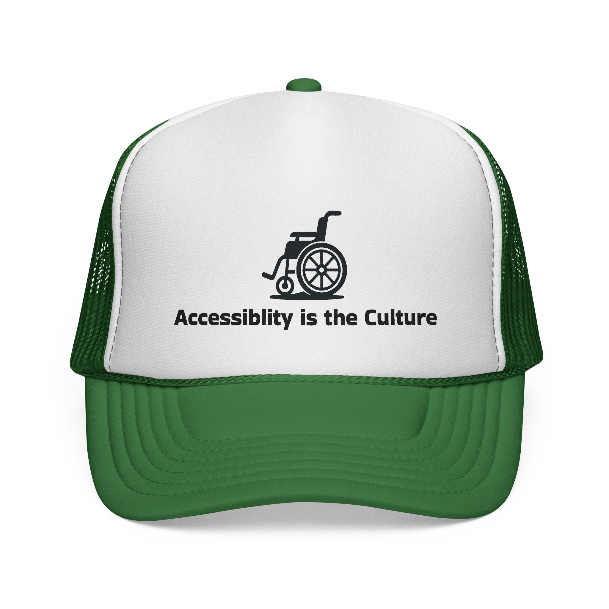 Accessibility Is the Culture Trucker Cap — Wheelchair Pride Mesh Hat