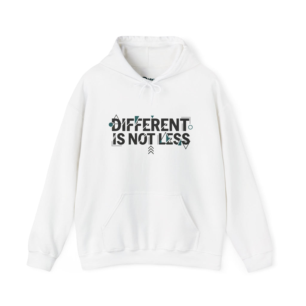 Different Is Not Less Hoodie, Inspirational Disability Awareness Pullover