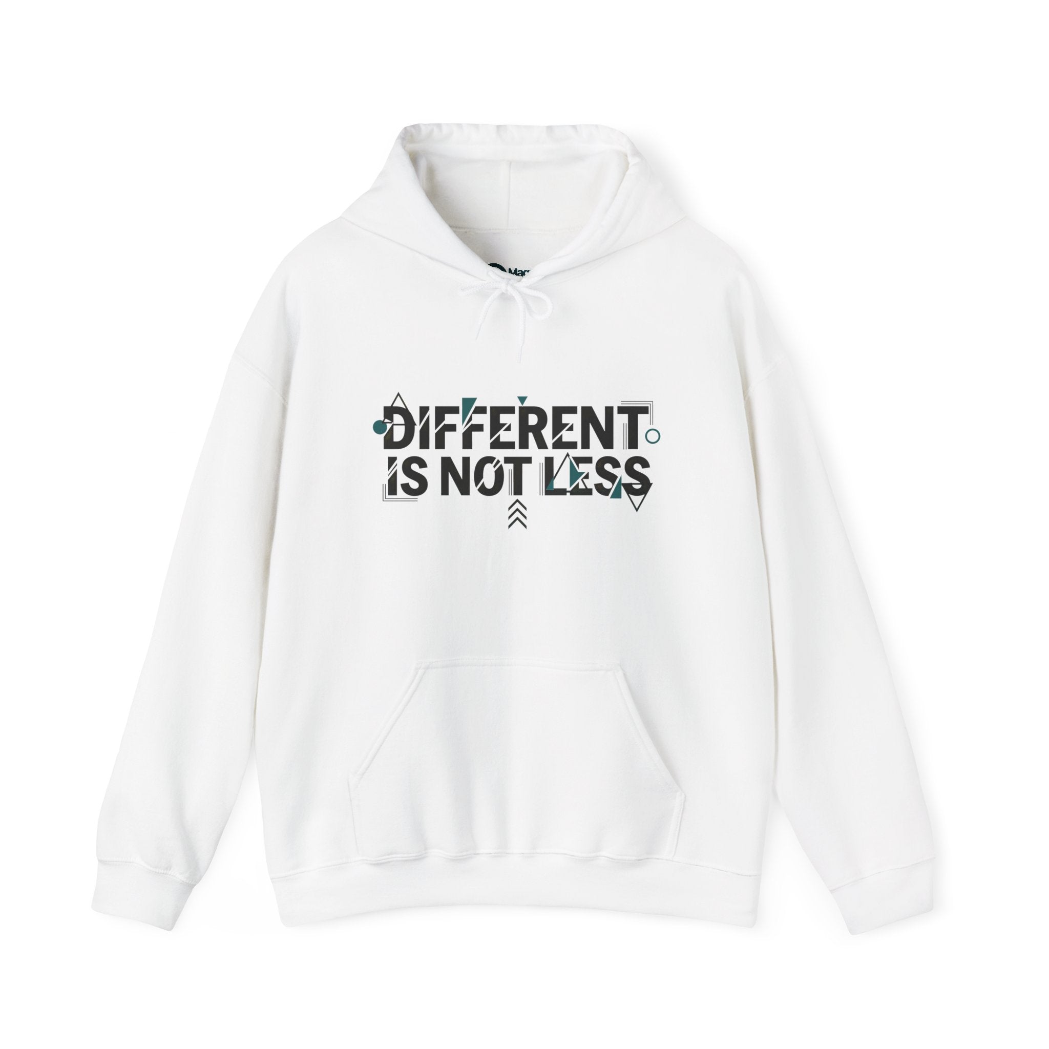 Different Is Not Less Hoodie, Inspirational Disability Awareness Pullover