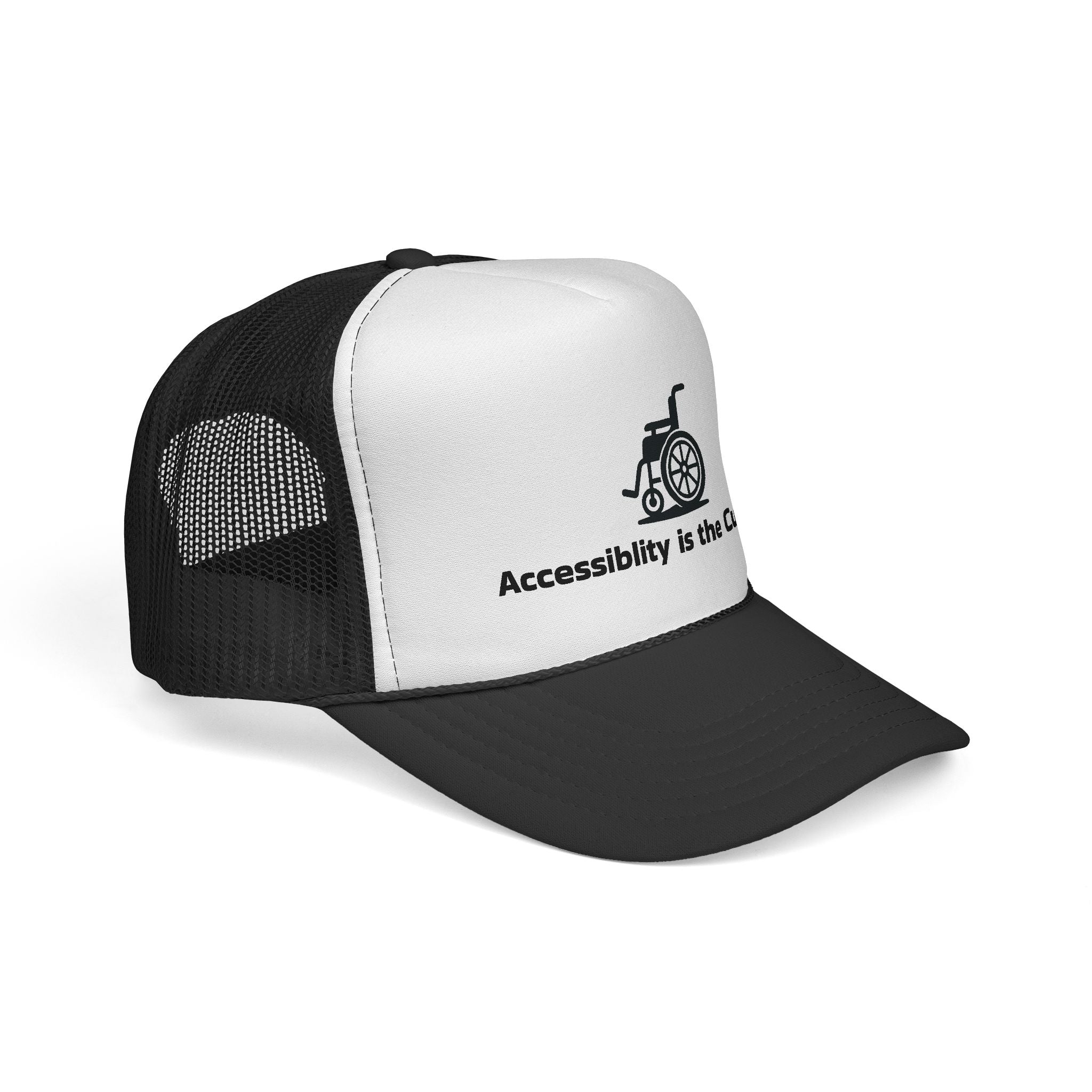 Accessibility Is the Culture Trucker Cap — Wheelchair Pride Mesh Hat