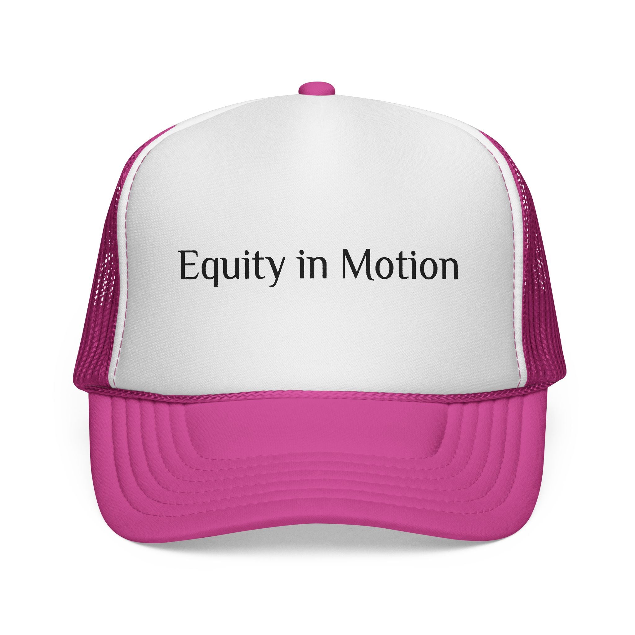 Equity in Motion Trucker Hat — Message Cap for Activism & Social Justice