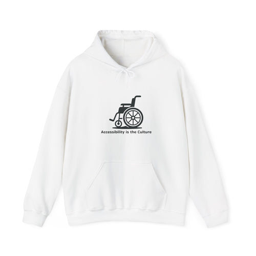 Accessibility Is the Culture Hoodie — Wheelchair Pride Disability Awareness Sweatshirt